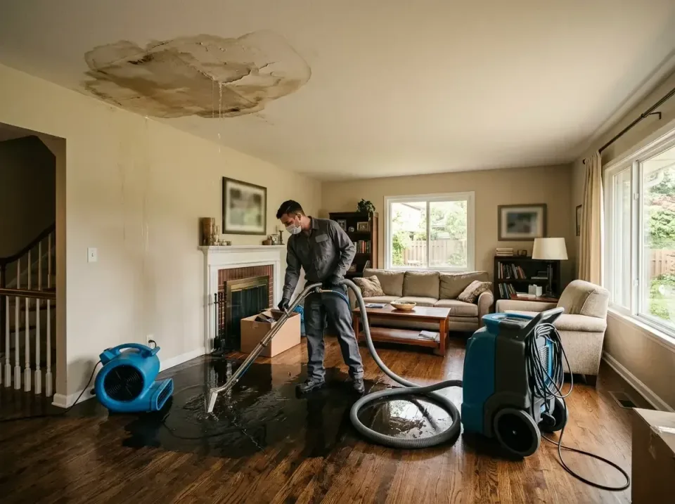 attic-pipe-burst-ceiling-drip-008 — frequently asked questions, Water Damage Restoration & Carpet Care in Somersworth, NH